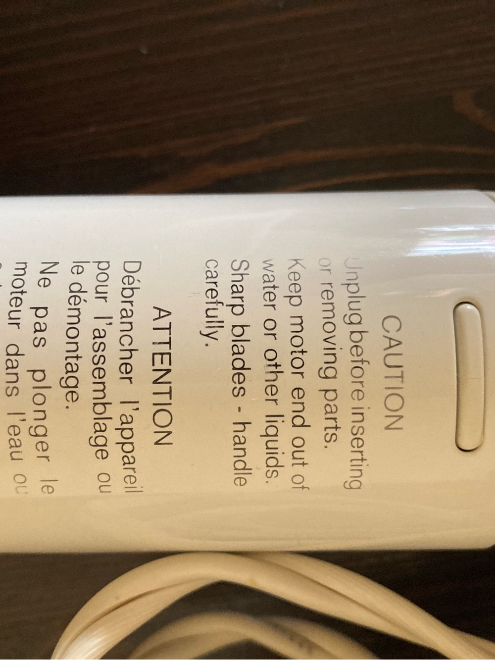 Braun 4169 Hand Immersion Blender - Picture 3 of 3